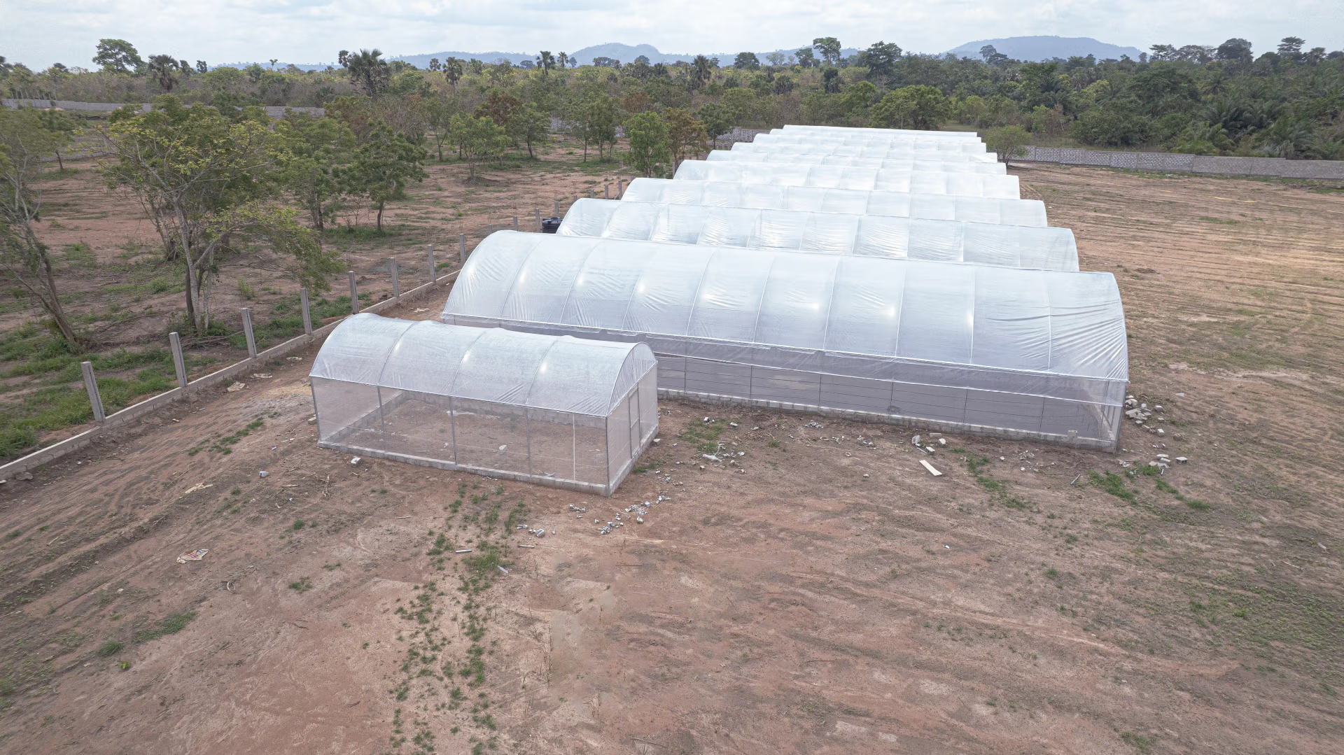 Serre Agricole 500 m² en Acier Galvanisé